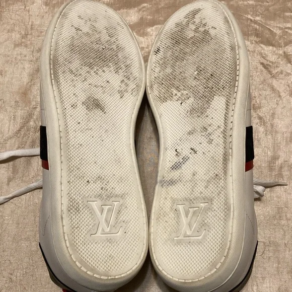 Louis Vuitton Calfskin Damier Waterline Sneakers